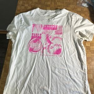 White American eagle t shirt